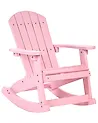 Garten Schaukelstuhl für Kinder ADIRONDACK Pastellrosa