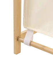 Laundry Basket MERIN Bamboo Light Brown 45 L_1144441