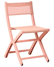 Set of 4 Garden Chairs TALCA Folding Coral_988812