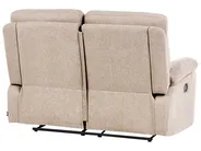 Manual Recliner Living Room Set 6 Seater BERGEN Fabric Beige_1064908