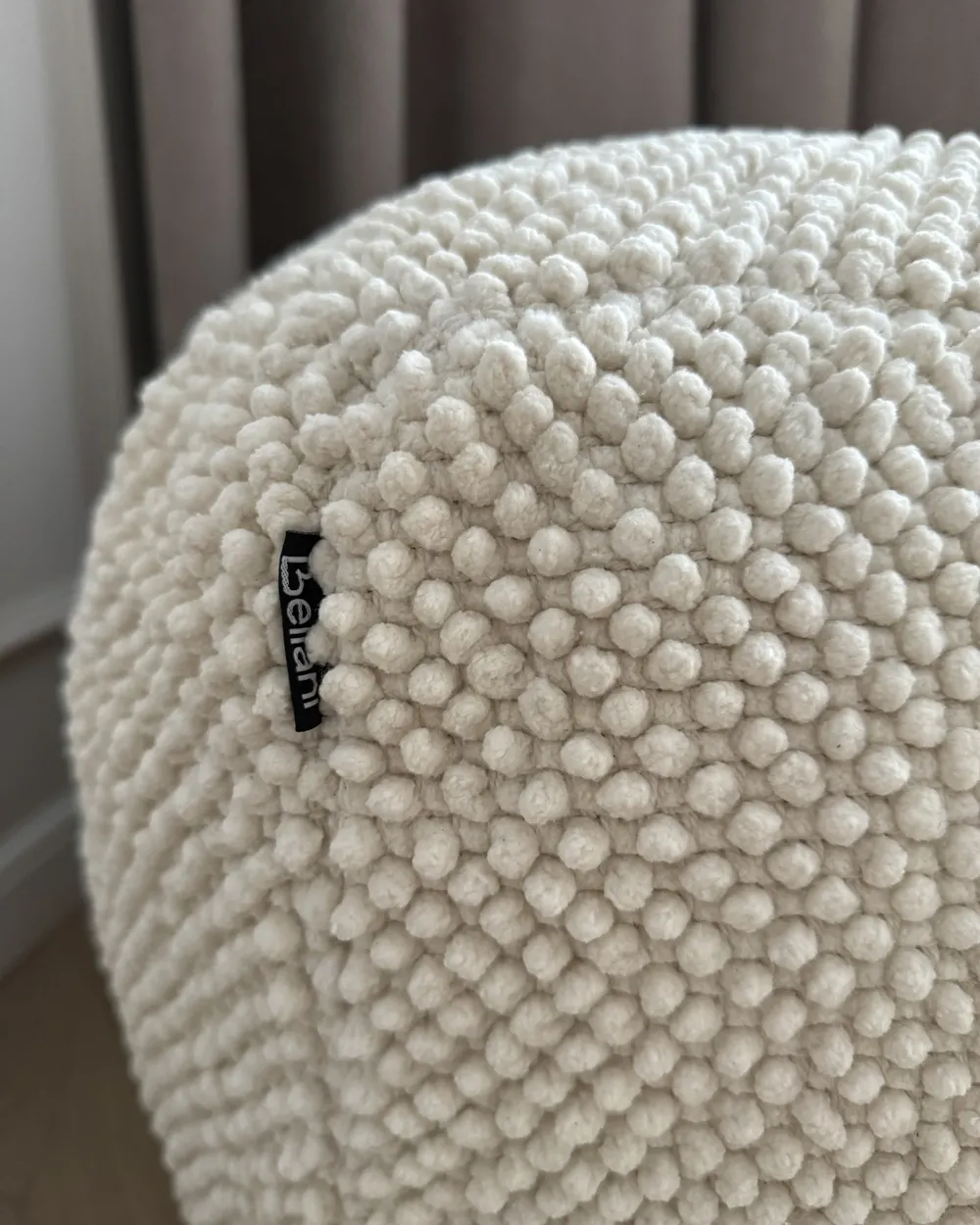 Pouf JOARA Baumwolle Beige_949328