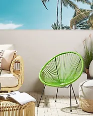 Garden Chair ACAPULCO II PE Rattan Green_1177411