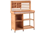 Pflanztisch MELDOLA 113 cm 149 cm Tannenholz Hellbraun_1029686