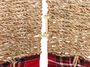 Christmas Tree Collar MARCHE 45 cm Seagrass Natural_880223