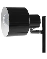 Floor Lamp CORBONES Adjustable Metal Black_697735