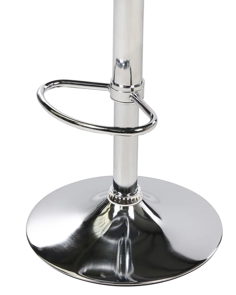 Set mit 2 Barstühlen VALENCIA drehbar Weiß_869560
