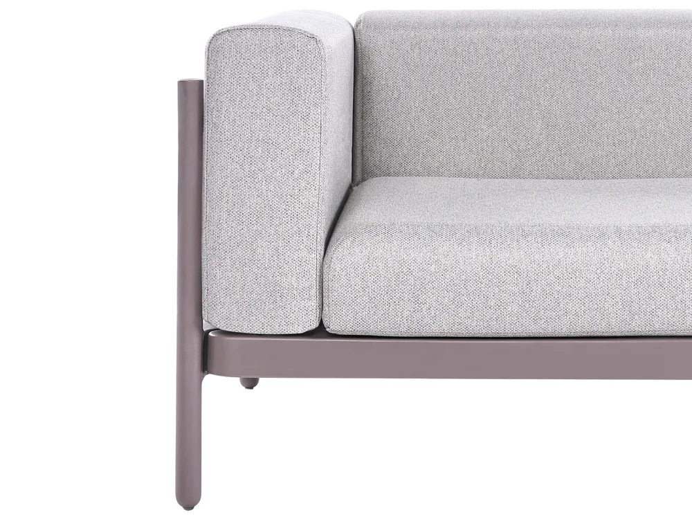 Gartensofa 4-Sitzer FERRETTI Taupe_1058038