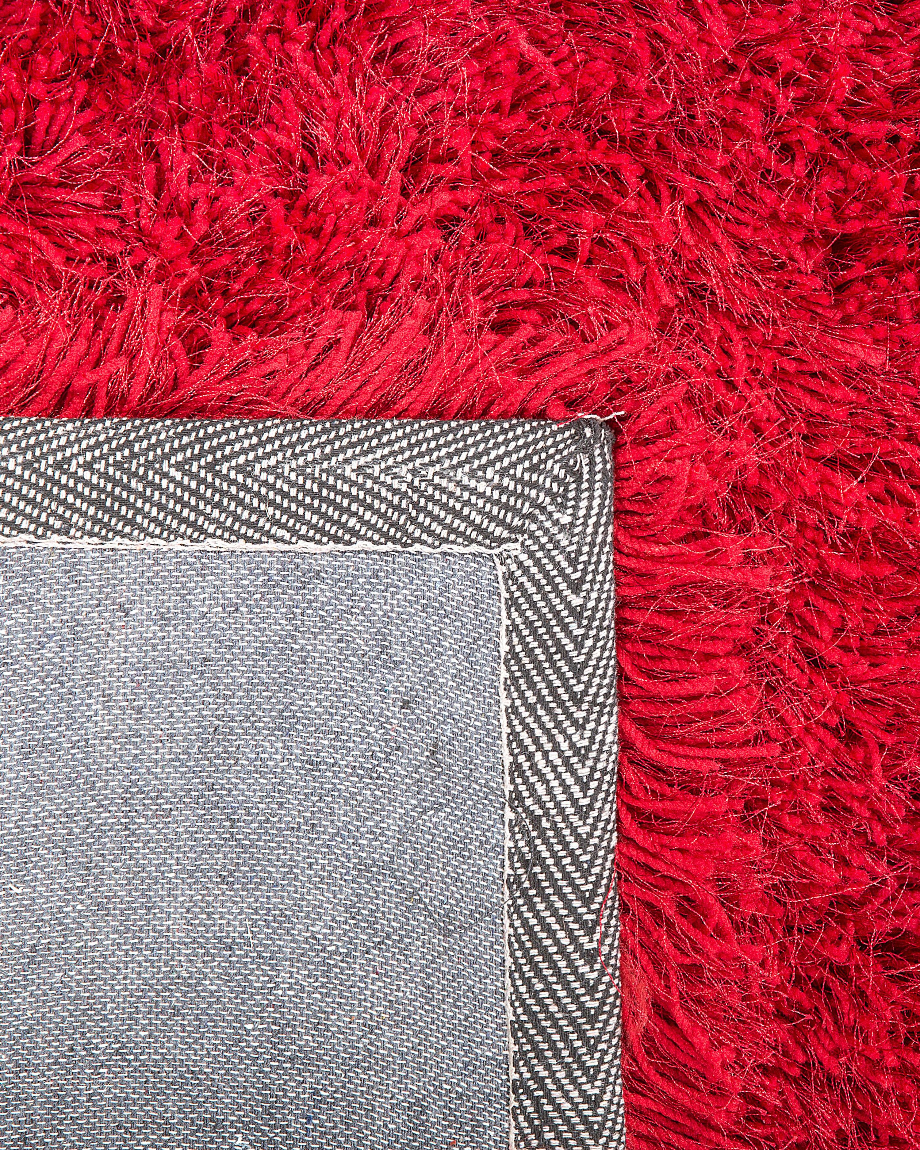 Tapis à poils longs CIDE Rouge 200 x 300 cm_746916