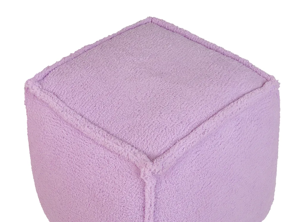 Pouf ALIPUR Bouclé Violett_935491