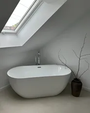 Freistehende Badewanne CARRERA 170 x 80 cm Weiß_989160