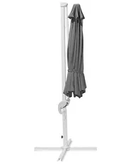 Ampelschirm 300 cm SAVONA Dunkelgrau Grau_699607