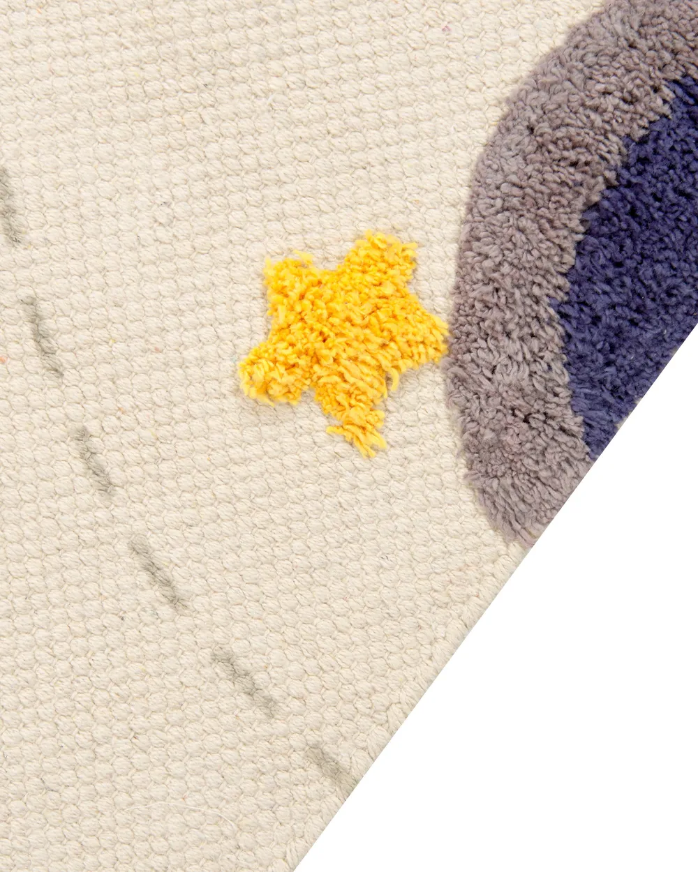 Kids Rug LANGSA Beige 80 x 150 cm Cotton_864181