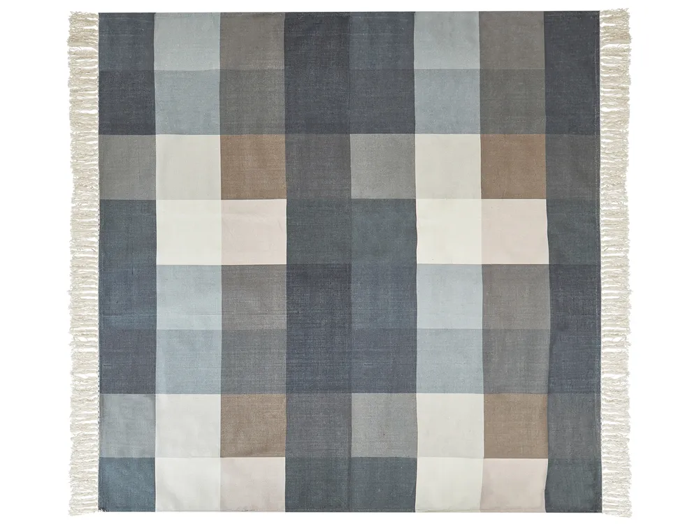 Picknickdecke LUNDA 200 x 200 cm Grau_942593