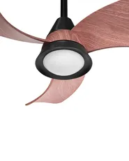 Plafondventilator met verlichting HAINES met afstandsbediening LED Zwart_1133362