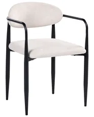Esszimmerstuhl 2er Set TANEVIK Stoff Hellbeige_1059333