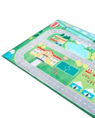 Kinderteppich SEBEN Grün 80 x 150 cm_754941