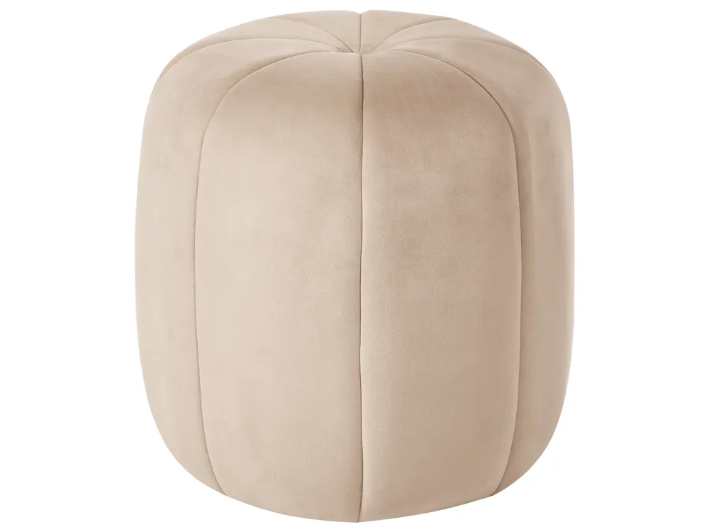 Pouffe SELBY Velvet Beige