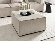 Ottoman LEMVIG Corduroy Beige_1052037