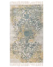 Rug BOYALI Dark Green 80 x 150 cm Viscose_836773