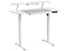 Electric Adjustable Standing Desk WILBANKS 120 cm 60 cm with USB Port White