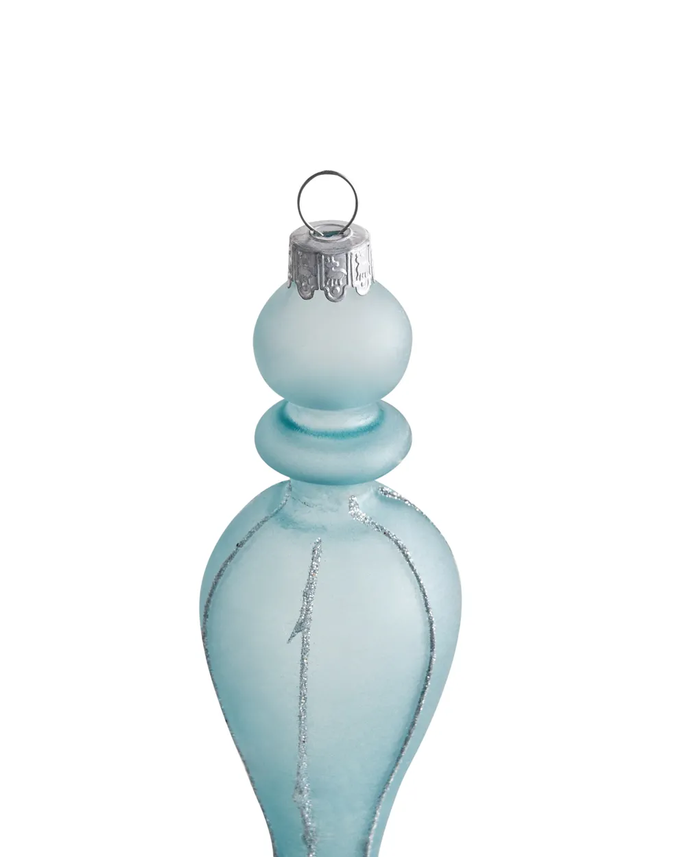 Weihnachtskugel 35er Set SNOWFALL Glas Blau_1028607