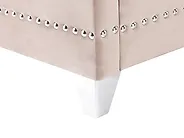 Bed Velvet AYETTE 160 x 200 cm (EU King Size) Pastel Pink_905322
