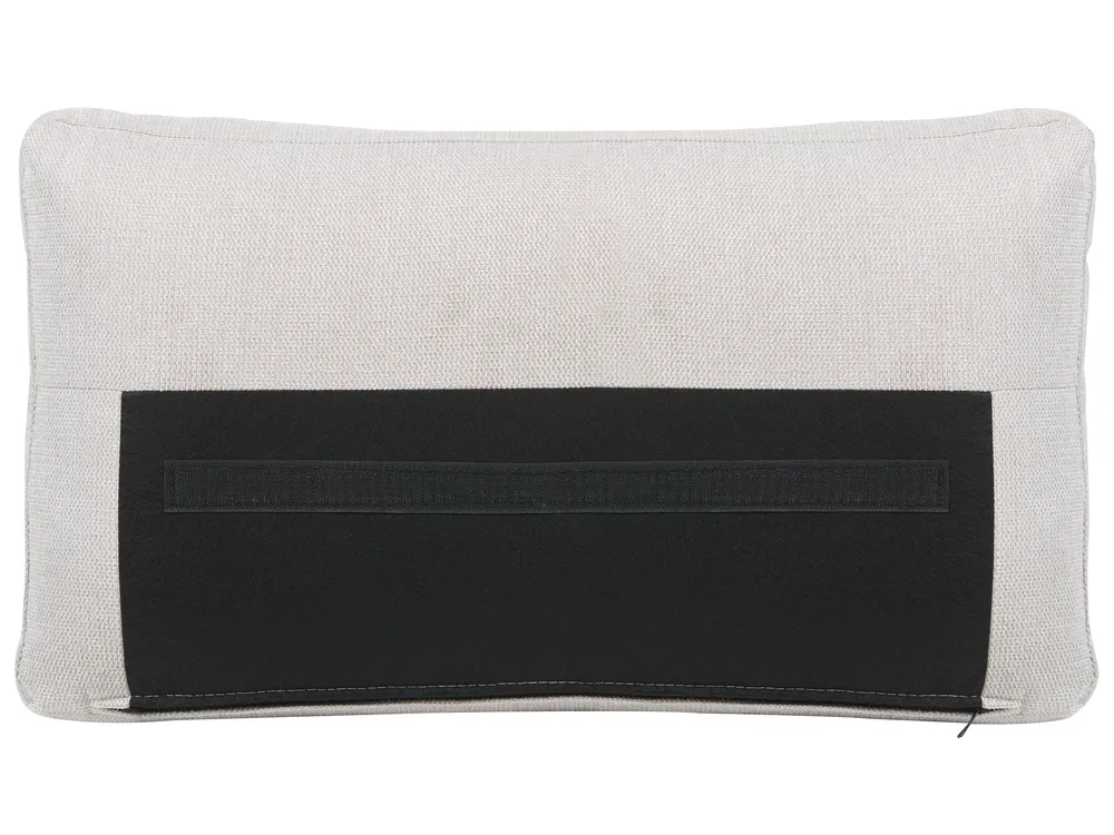 Sofa 2-Sitzer NURMO Stoff Hellbeige_896141