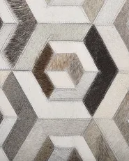 Rug TAVAK Beige 160 x 230 cm Leather_787195