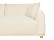 Sofa 3-Sitzer JUBEK Bouclé Cremeweiß_1077981
