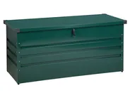 Aufbewahrungsbox CEBROSA 132 cm 62 cm Metall Dunkelgrün_717684