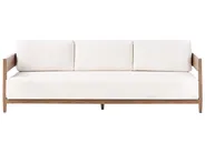 Gartensofa 3-Sitzer SAMPIERI Metall Braun_1000076