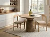 Esstisch MURTLE Hellbraun 110 cm 110 cm Mangoholz