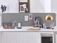Cloison amovible de bureau WALLY 160 x 40 cm Gris clair_800705