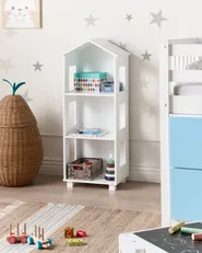 Shelving Unit GLENORIE 100 cm White_1043414