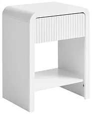 1 Drawer Bedside Table CHARLEVILLE White_1161021
