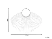 Wandobjekt HATINH Seegras 70 cm Naturfarben_887030