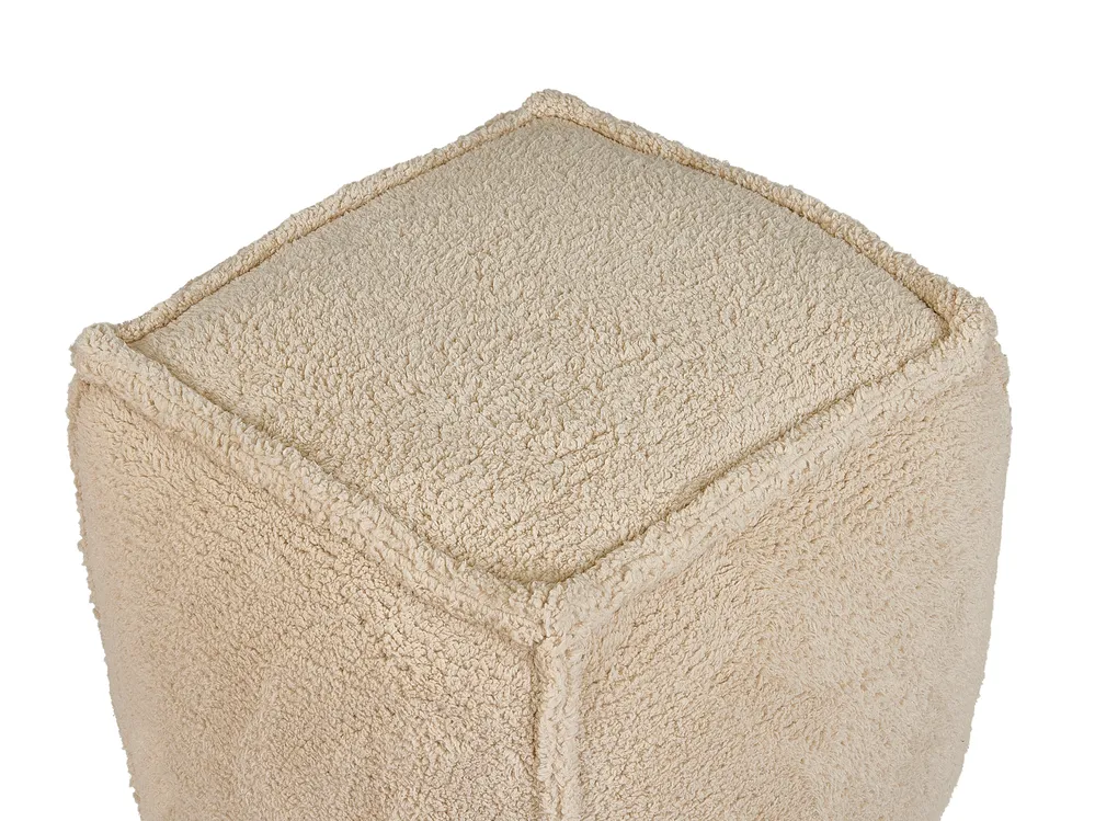 Pouf ALIPUR Bouclé Hellbraun_935522