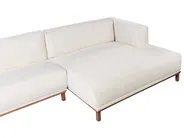 Ecksofa 4-Sitzer VENG Bouclé Cremeweiß linksseitig_1006971