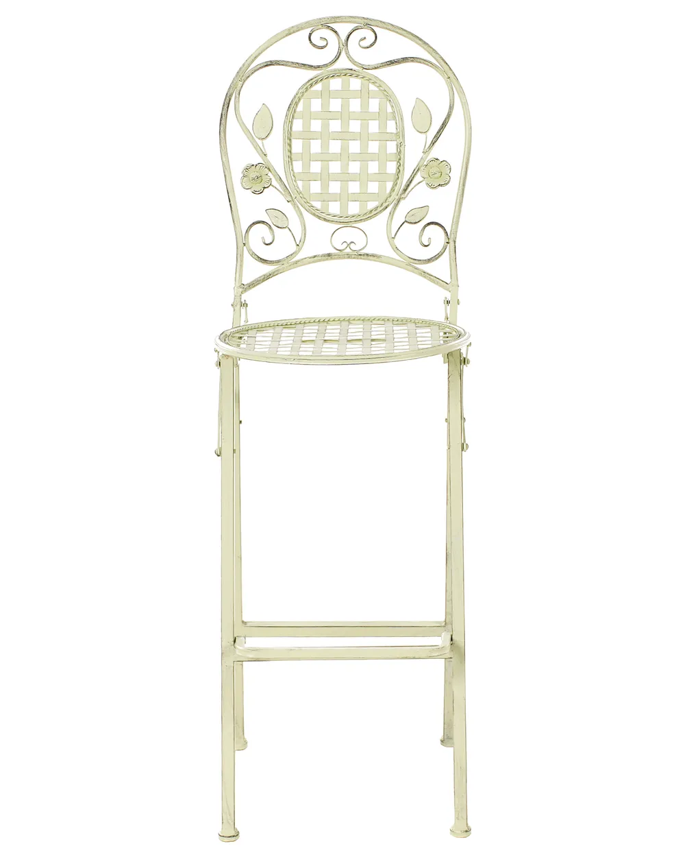 Garten-Barhocker 2er Set BIVIO klappbar Metall Hellgrün_966477