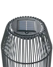 Solarbetriebene Laterne DONGWE 70 cm Schwarz_1042976