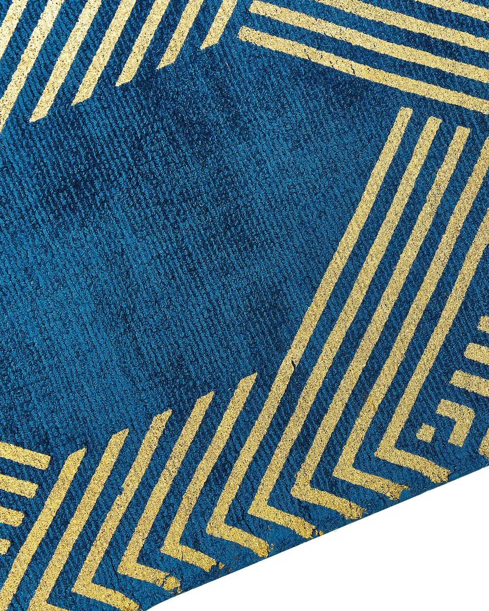 Teppich VEKSE Blau 140 x 200 cm Viskose_806429