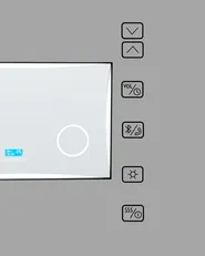 Kopalniško ogledalo LED ONLAY 100 cm 60 cm Silver_940477