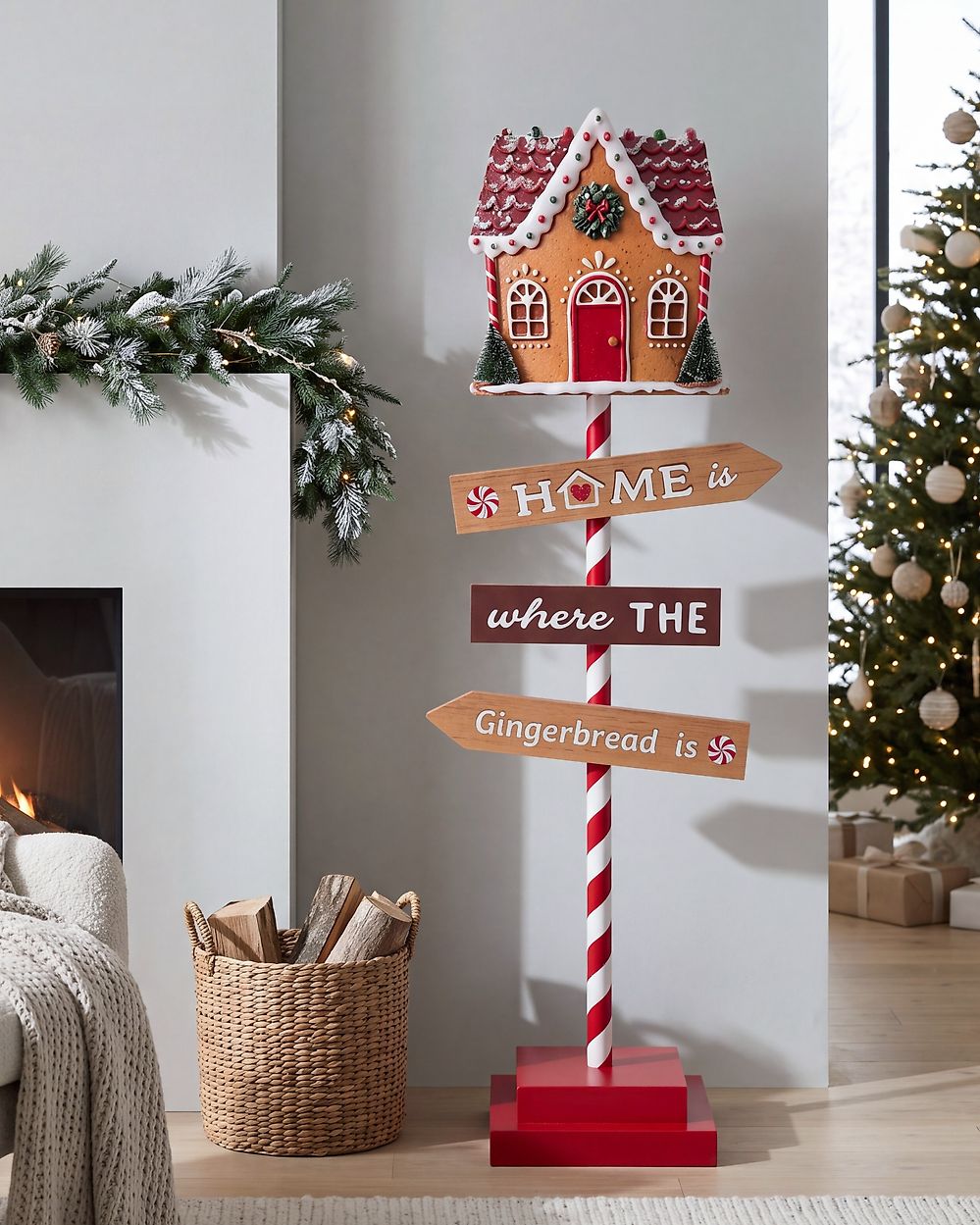 Décoration de Noël ISOJOKI 107 cm Balisage Multicolore