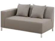 Garten Ecksofa mit Tisch 5-Sitzer BELIZE modular Beige rechtsseitig_833570