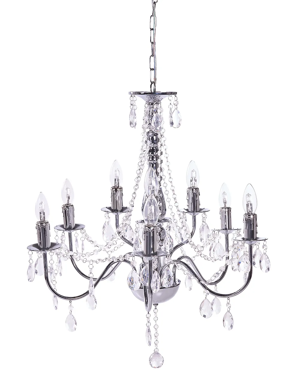 Chandelier BLAKNEY L Silver
