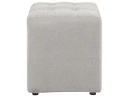 Pouf KANSAS Stoff Hellgrau_924399