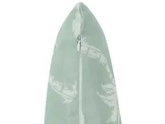 Lot de 3 coussins d'extérieur BONNETIA Motif de plante 30 x 50 cm 45 x 45 cm Vert clair_1125358