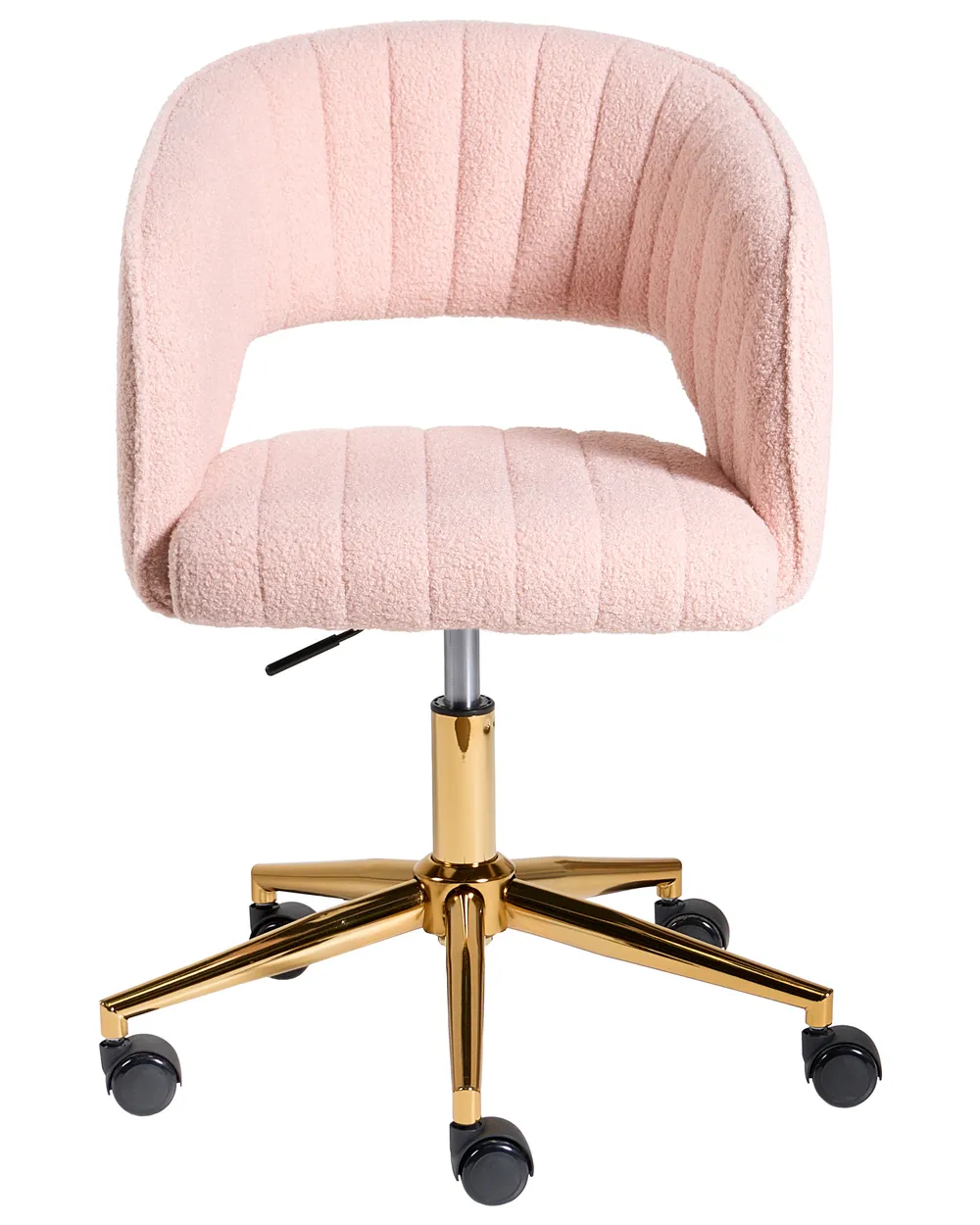 Desk Chair KATONAH Boucle Pastel Pink_1099364