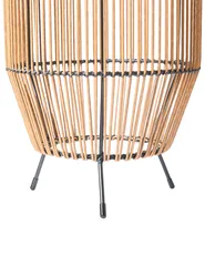 Solarbetriebene Laterne DONGWE 70 cm Naturfarben_1042972