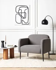 Armchair STOUBY Linen Grey_886163